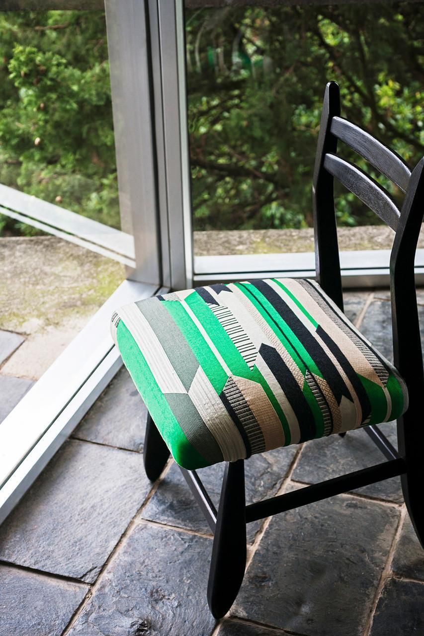 photo vintage Paar Mid Century Radomsko B 3300 Fauteuils, Babelia Jacquard, Jaren 1960, Europa