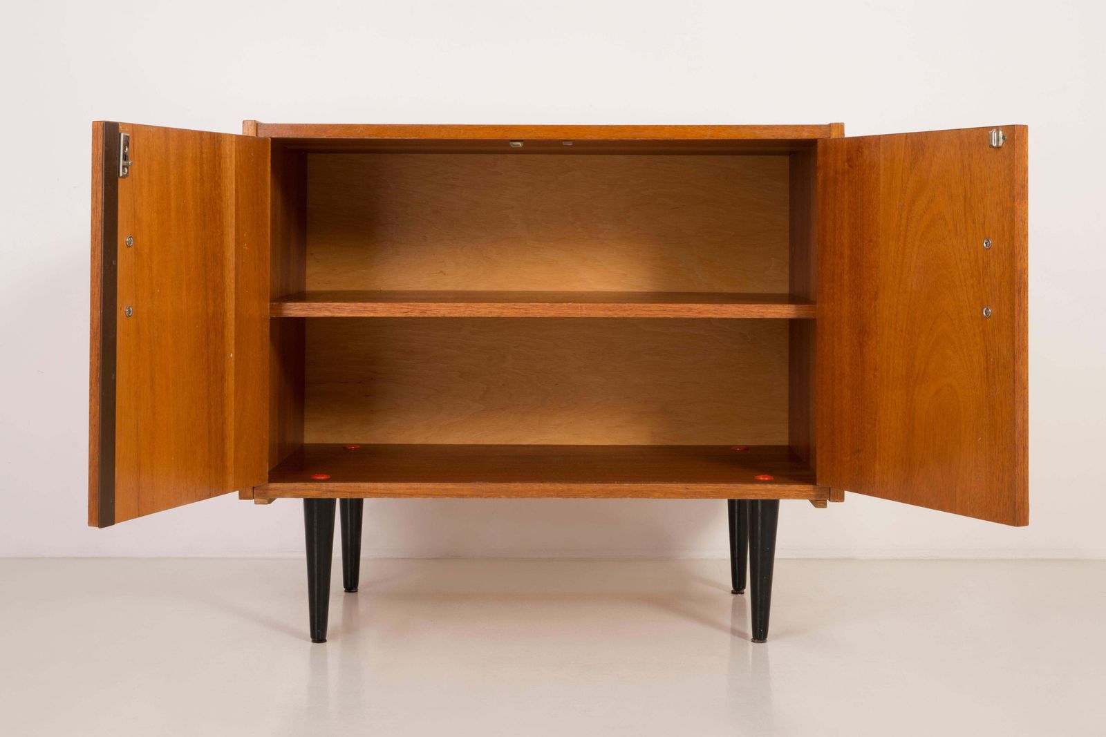 Set Of Three Mid Century Modern Vintage Sideboards, Wood, Poland, 1960s photo 1531.0