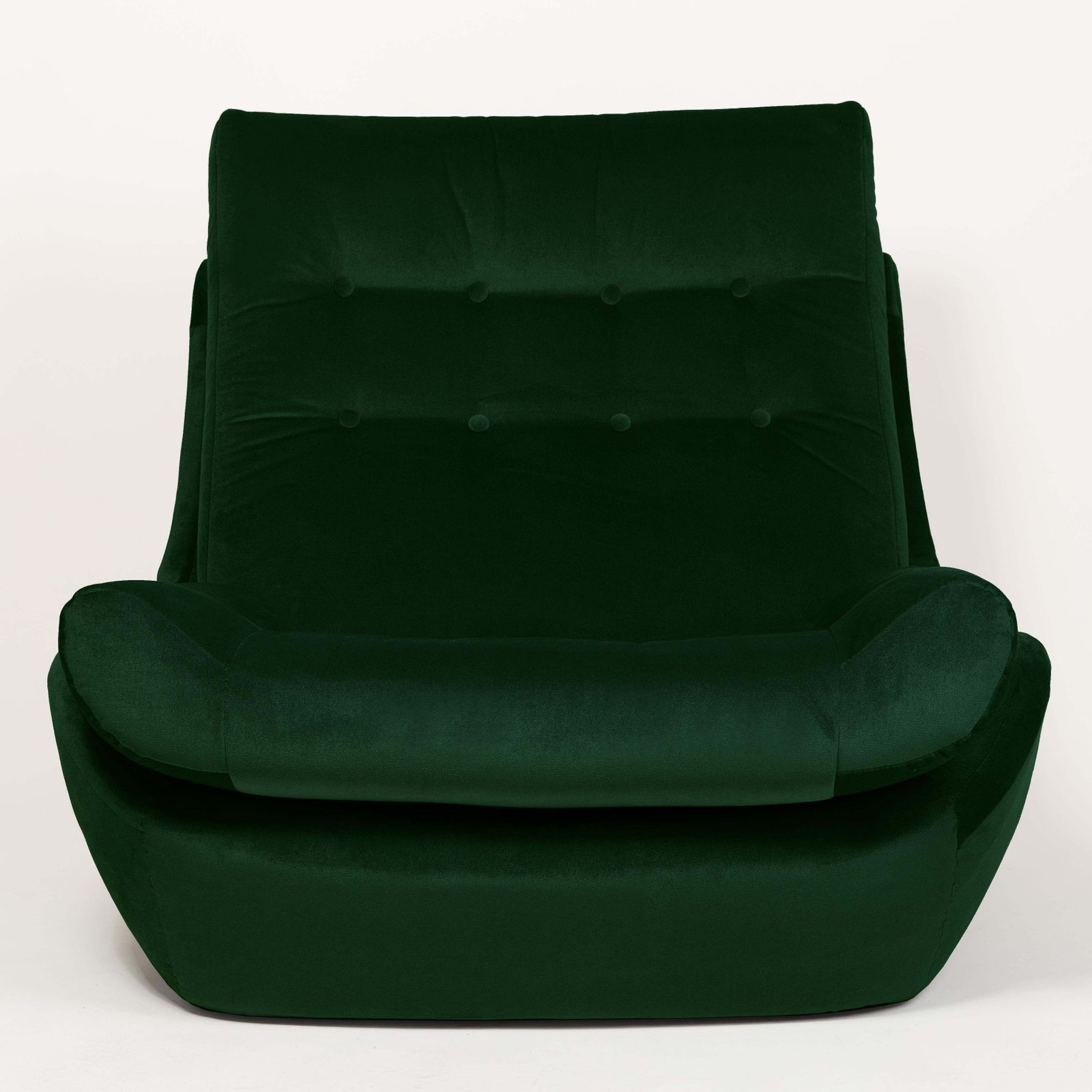Set Of Two 20th Century Vintage Green Velvet Giant Atlantis Armchairs, 1960s photo furniture