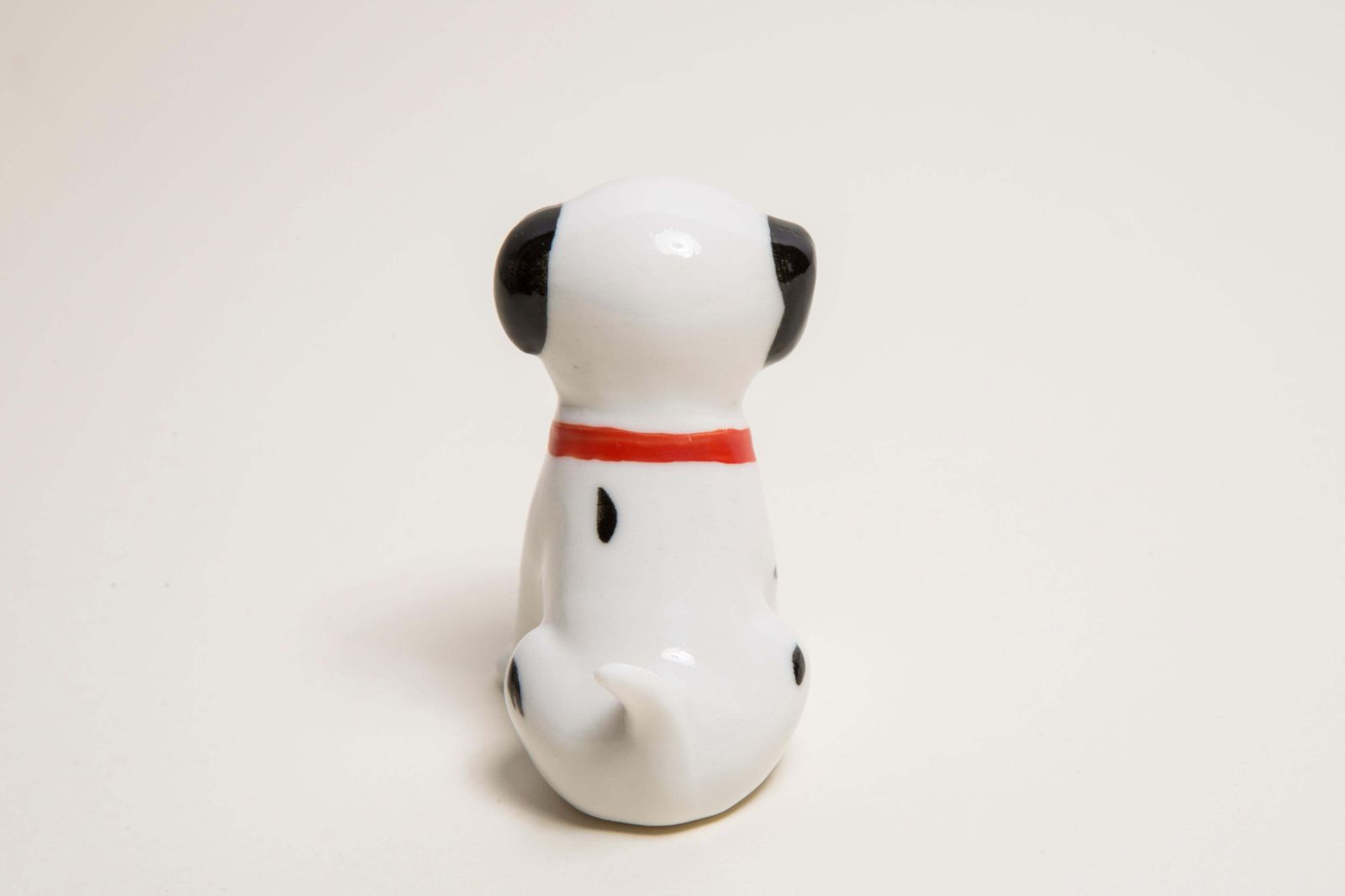 photo for sale Midcentury Mini White Dalmatian Dog Sculpture, Italy, 1960s
