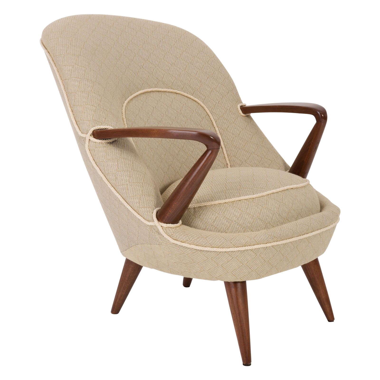Rare Armchair By Jedrachowicz Racinowski, 345 Type, 1950s, Poland