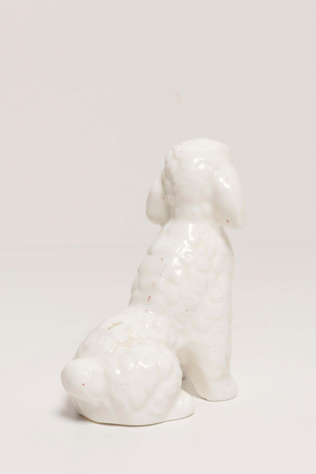 20th Century Mini White Poodle Dog Sculpture, Italy, 1960s photo 102.0