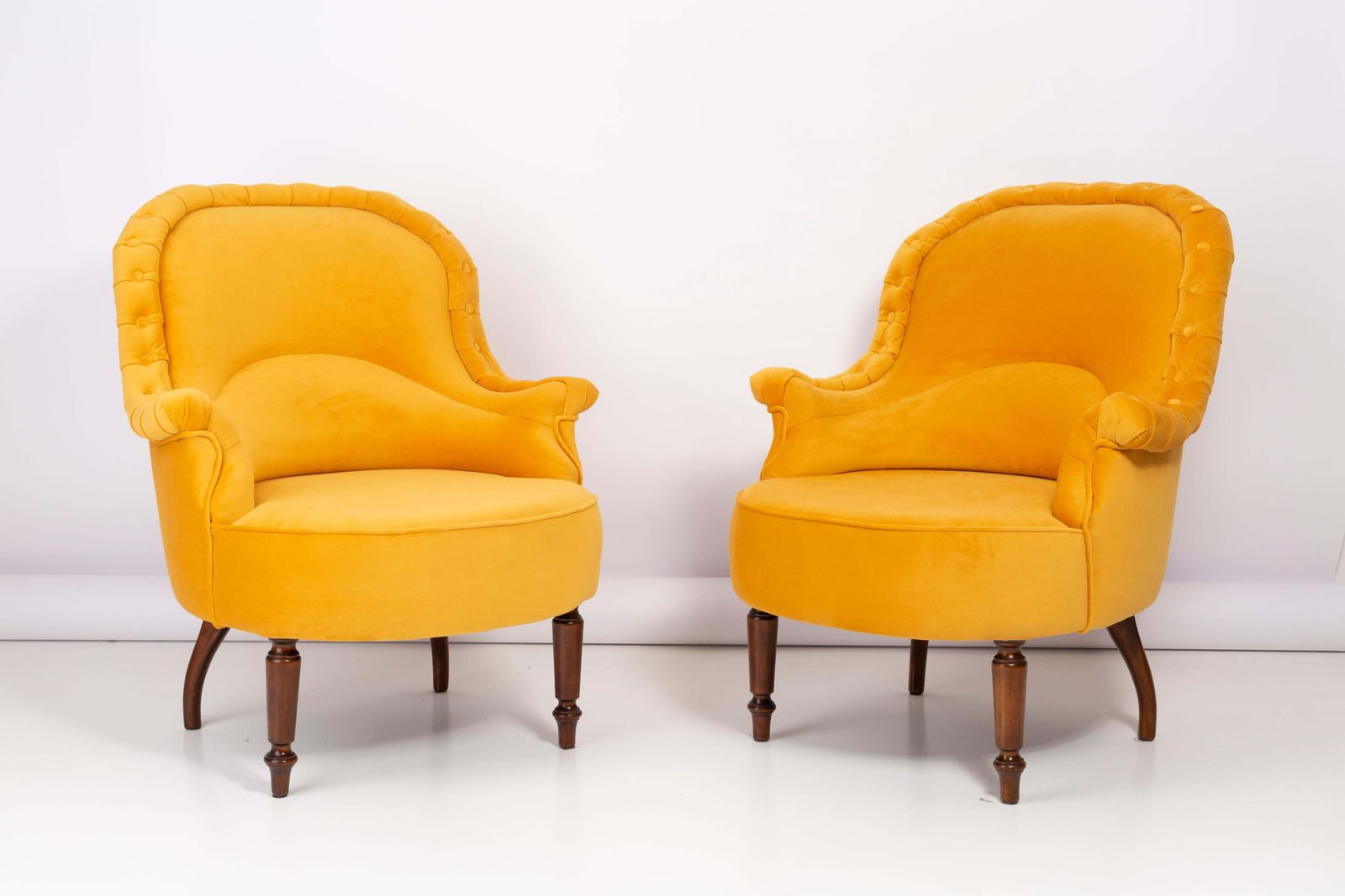 Salon Set Louis XVI Style Yellow Mustard, 1930s, Germany photo furniture