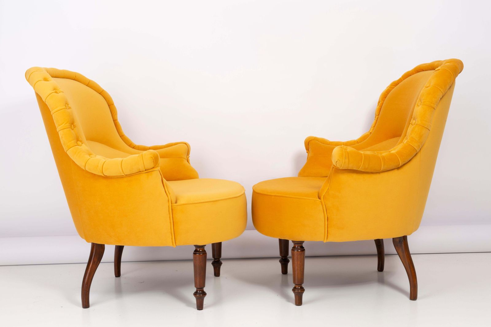 Salon Set Louis XVI Style Yellow Mustard, 1930s, Germany photo Furniture
