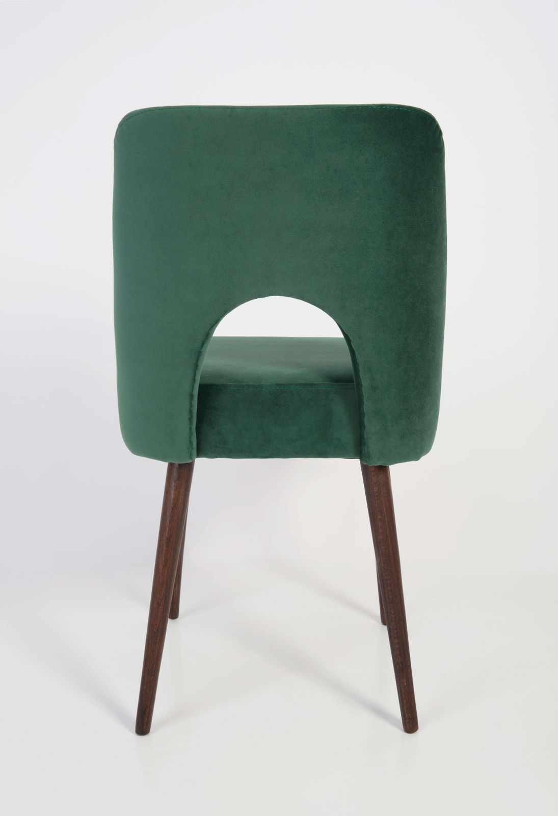 Dark Green Velvet 'Shell' Chair, 1960s photo for sale