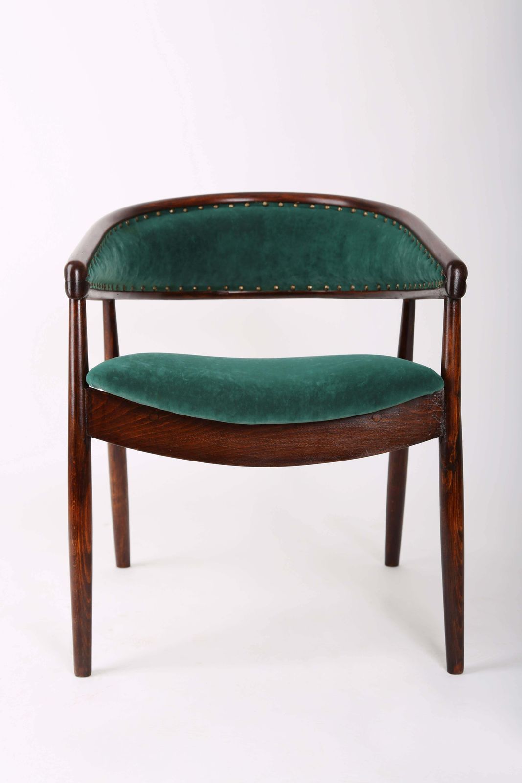 Unique Vintage Dark Green B 3300 Armchair, Poland, 1960s photo furniture