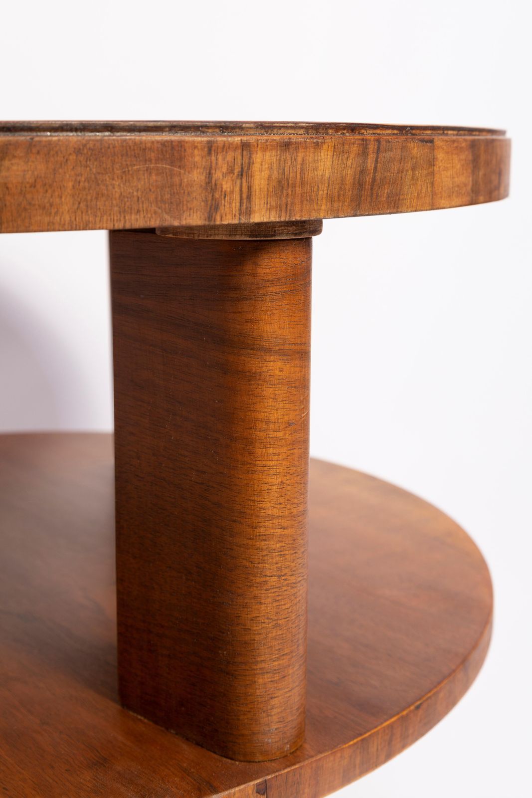Mid Century Modern Coffee Table, Vintage, Art Deco, Walnut Wood, Poland, 1960s photo vinterior