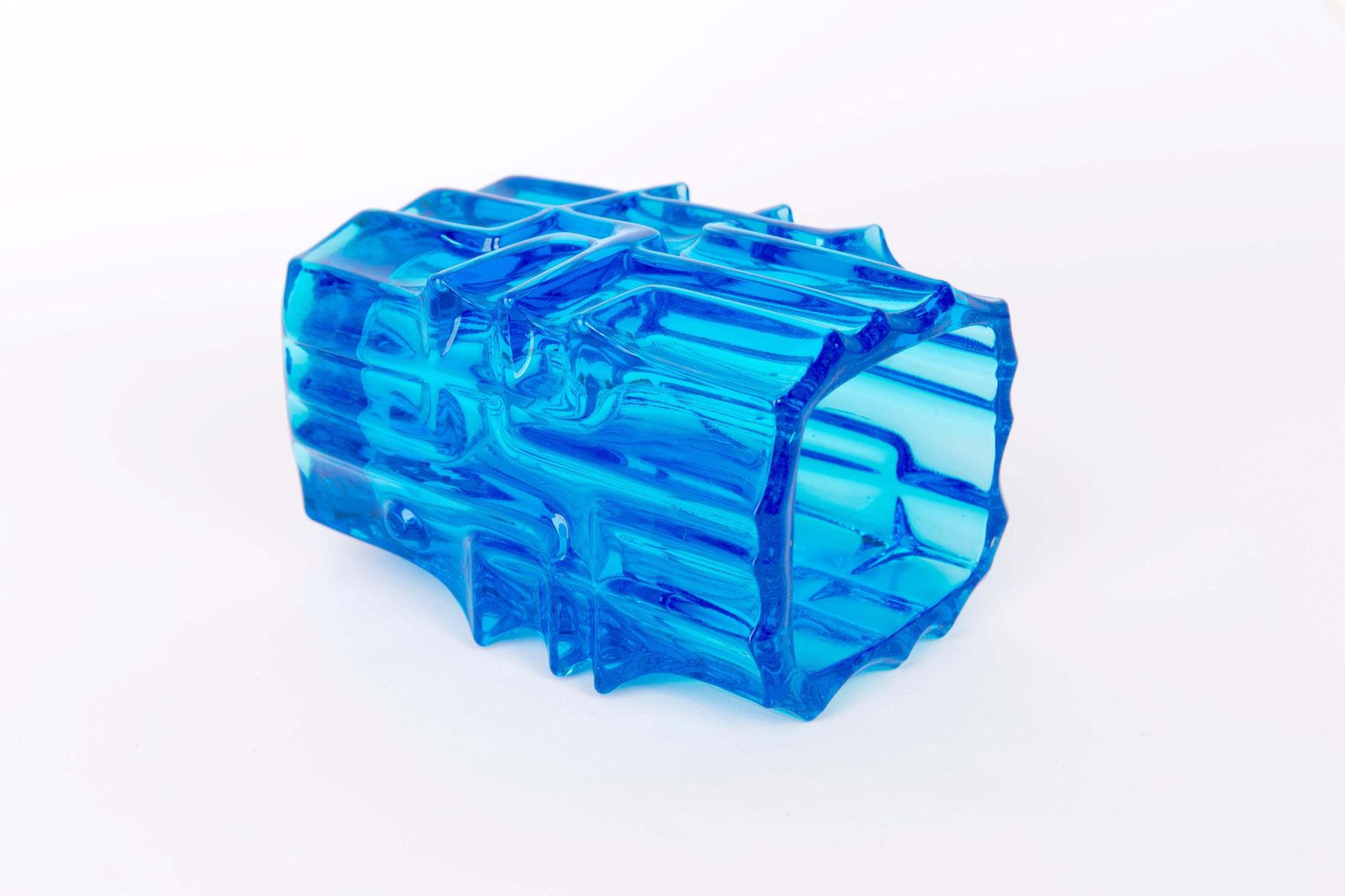 Blue Vase By Vladislav Urban For Sklo Union, 20th Century, Europe, 1960s photo 170.0