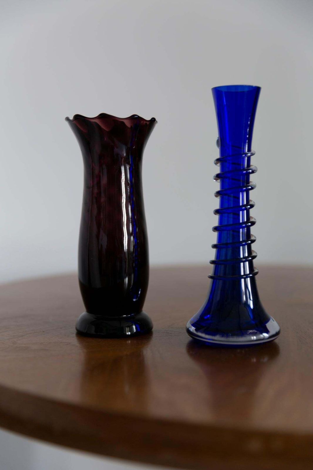 Small Midcentury Ultramarine Blue Vase, Europe, 1960s photo Home Decor