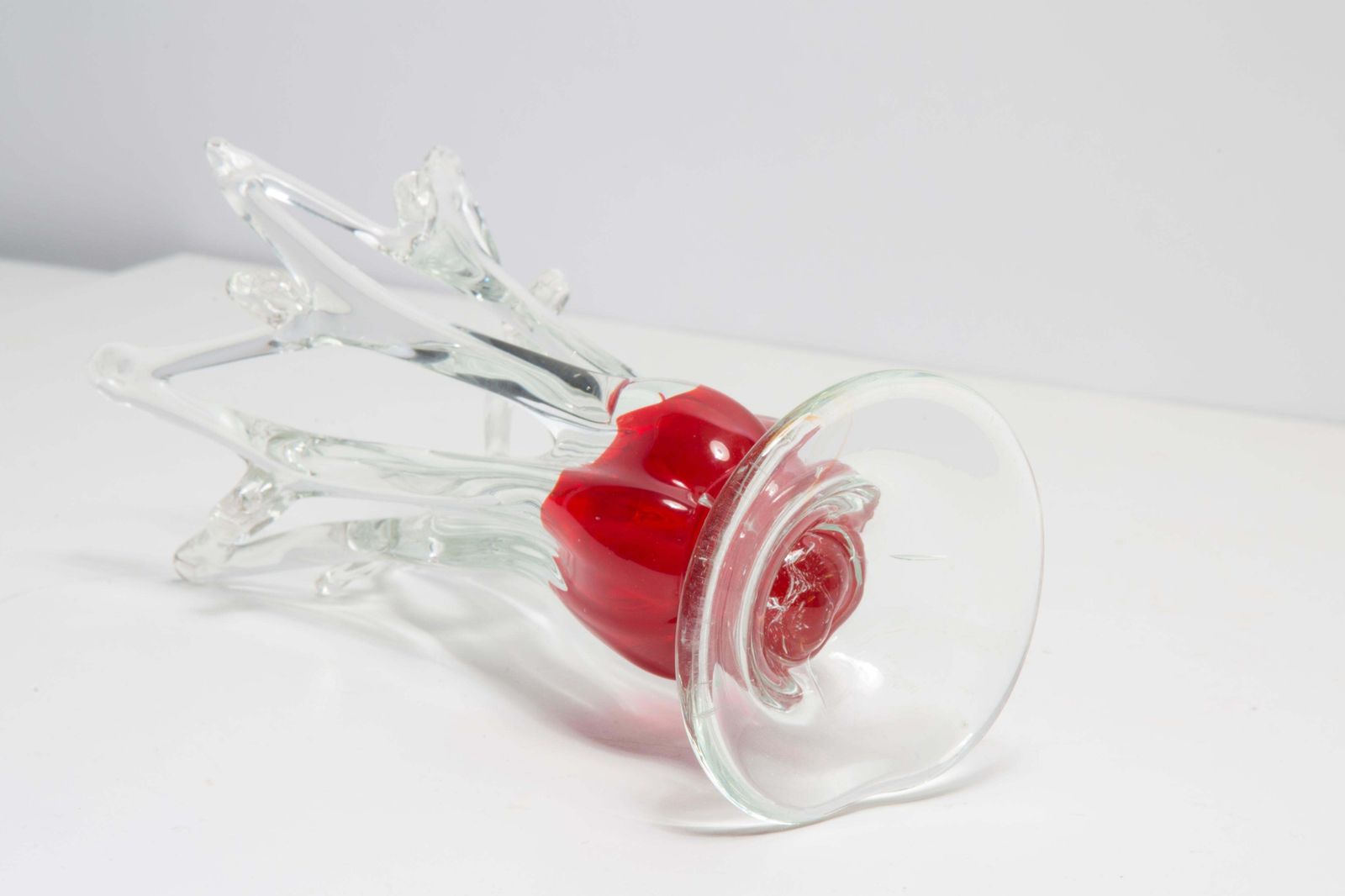 Mid Century Vintage Artistic Glass Vase, Europe, 1970s photo vintage