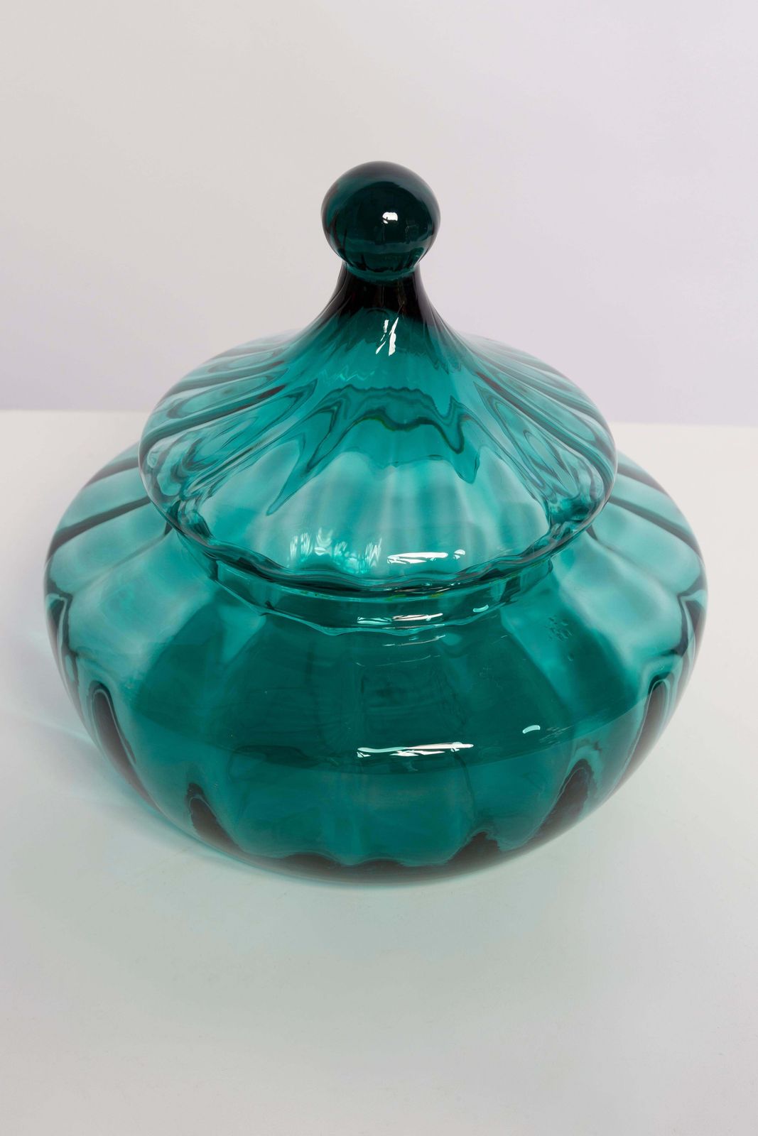 Small Mid Century Empoli Vase For Candy Or Jewelry Box, Italy, 1960s photo vinterior