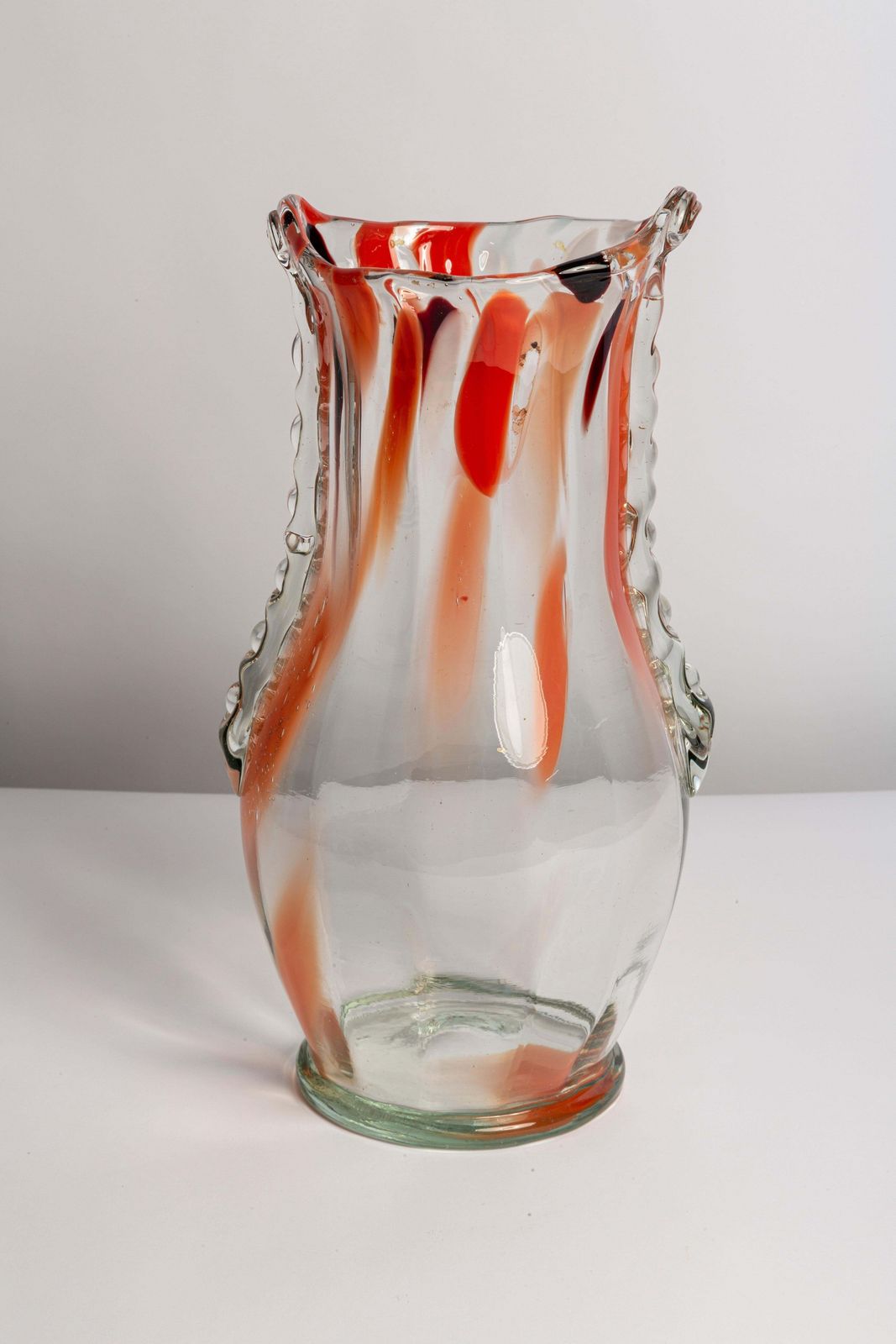 Mid Century Vintage Artistic Glass Vase, Europe, 1970s photo for sale