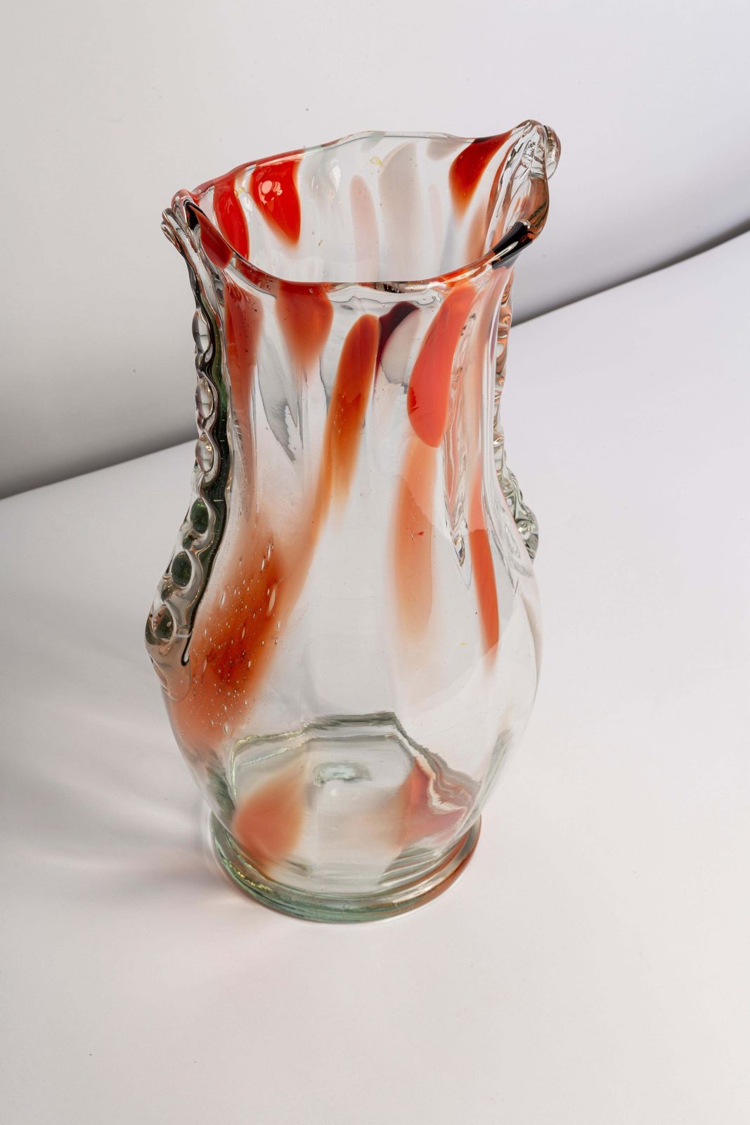Mid Century Vintage Artistic Glass Vase, Europe, 1970s photo Home Decor