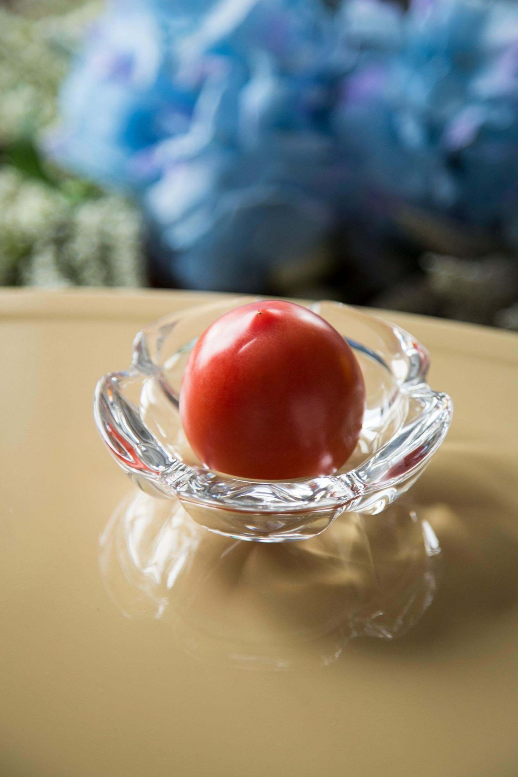 Midcentury Transparent Glass Bowl Ashtray Element, France, 1970s photo Home Decor
