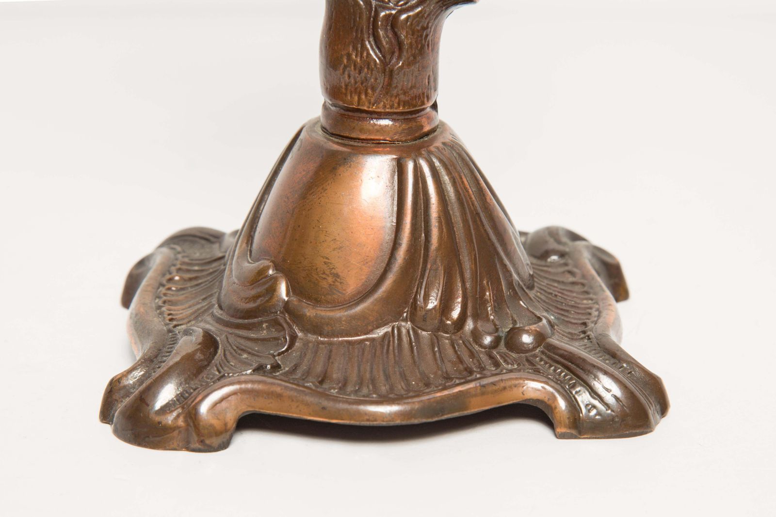 photo furniture 20th Century Metal Gold Decorative Candlesticks, Italy, 1960s