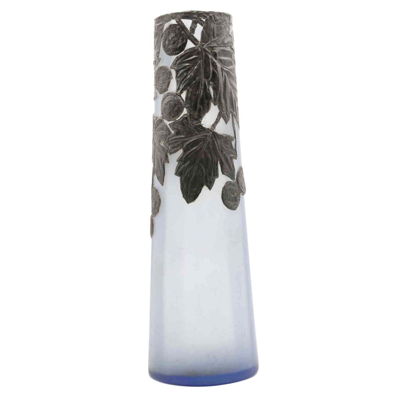Art Nouveau Pewter Vase, Italy, Early 20th Century