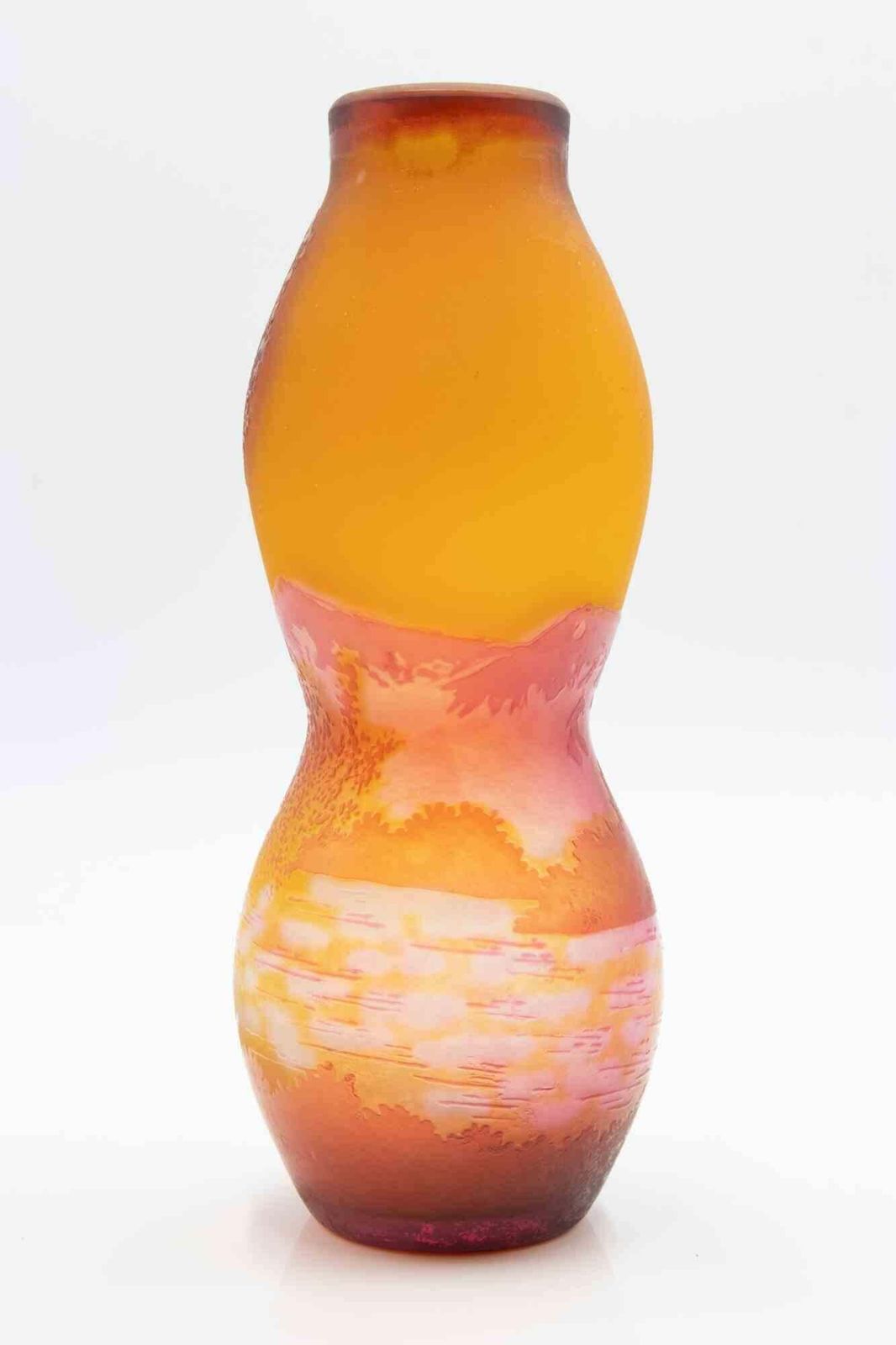 Art Déco Style Vase   Reproduction After Emile Gallé, Italy, 1980s photo vinterior