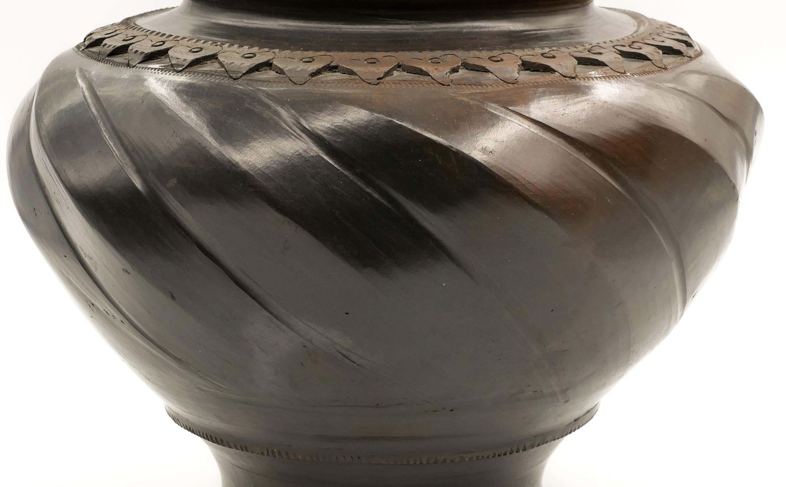 Oriental Terracotta Vase, Eastern Europe, Early 20th Century photo vinterior