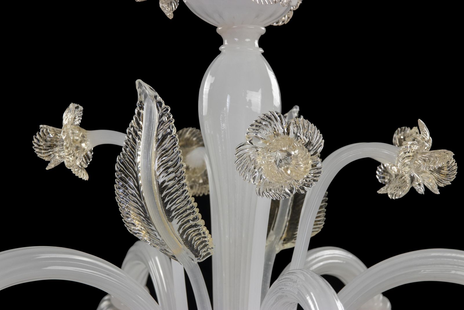 Murano Glass Chandelier, Italy Mid 20th Century photo Lighting