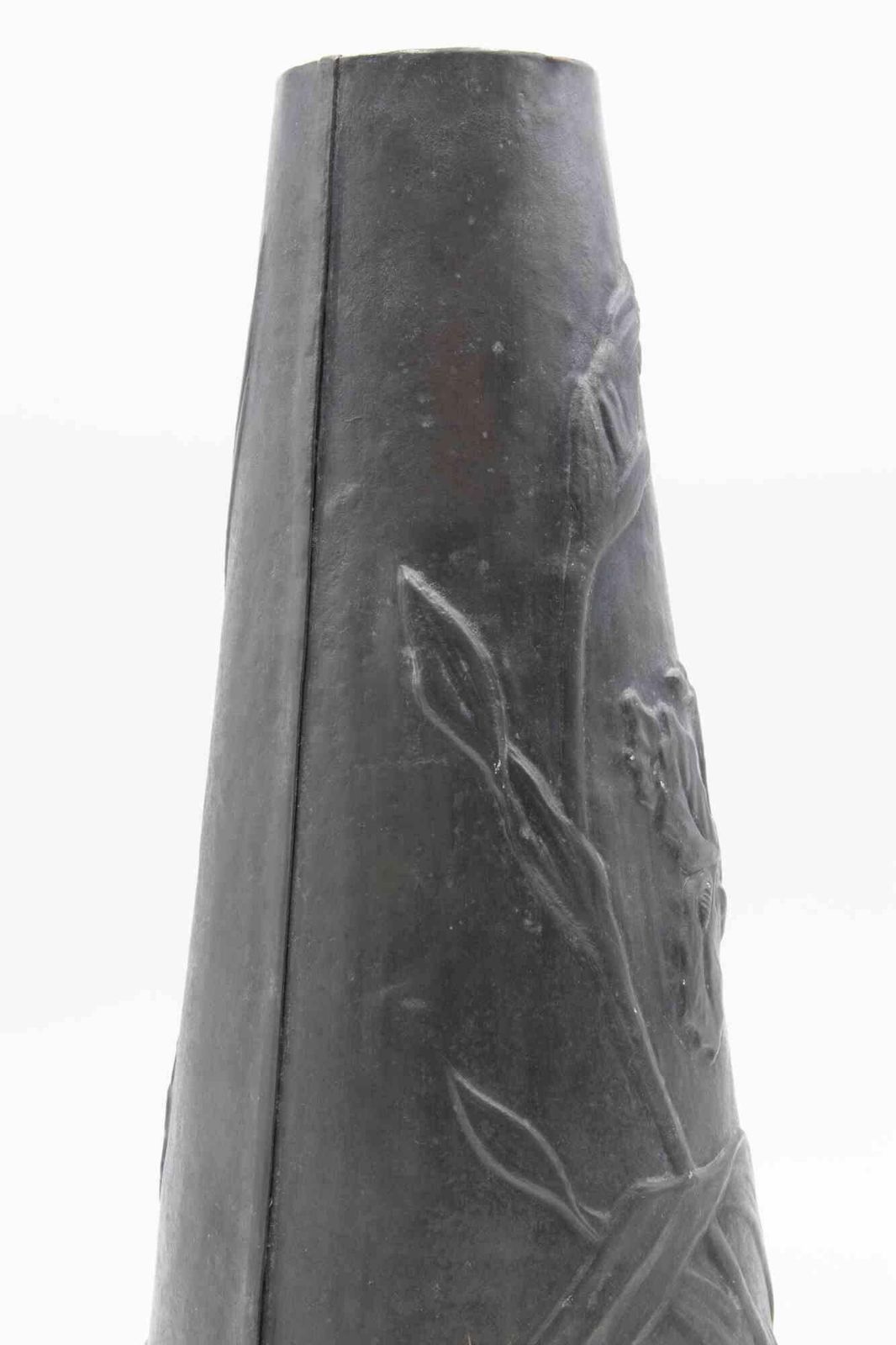 Set Of 2 Art Nouveau Pewter Vases, Italy, Early 20th Century photo buy