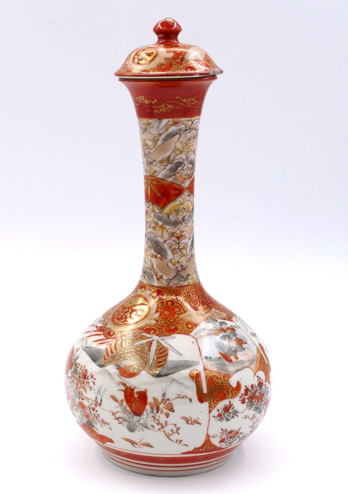 Ancient Japanese Kutani Vases, 19th Century photo buy