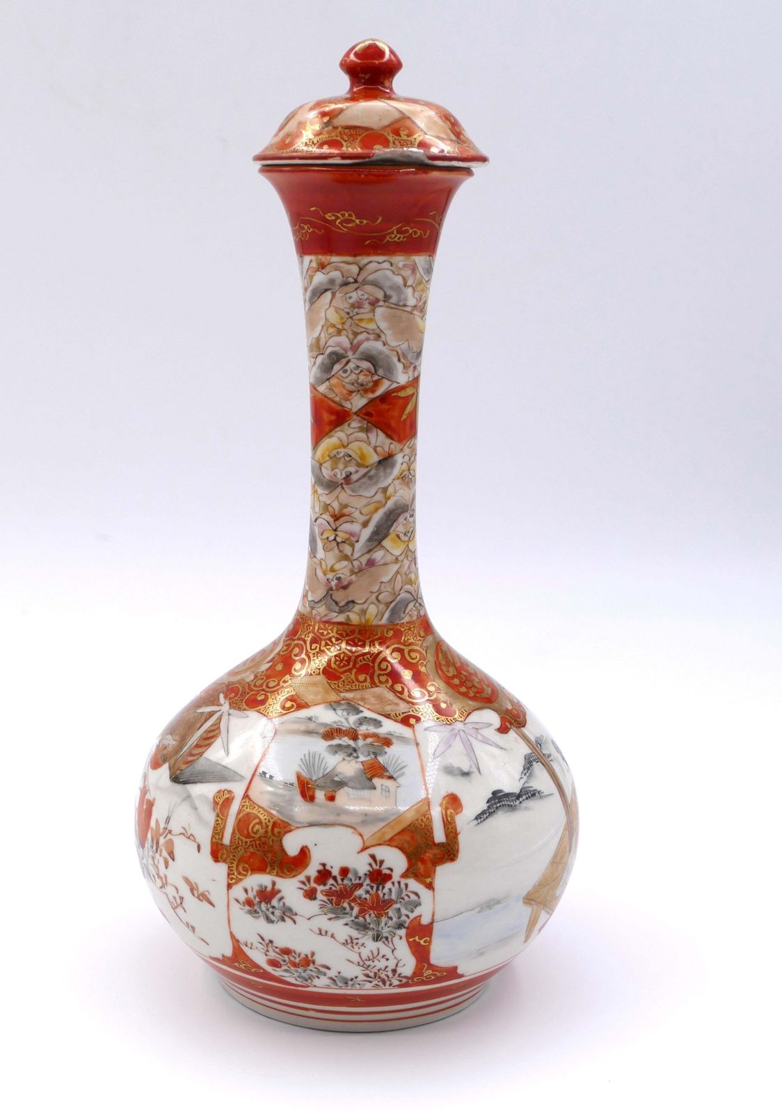 photo for sale Ancient Japanese Kutani Vases, 19th Century