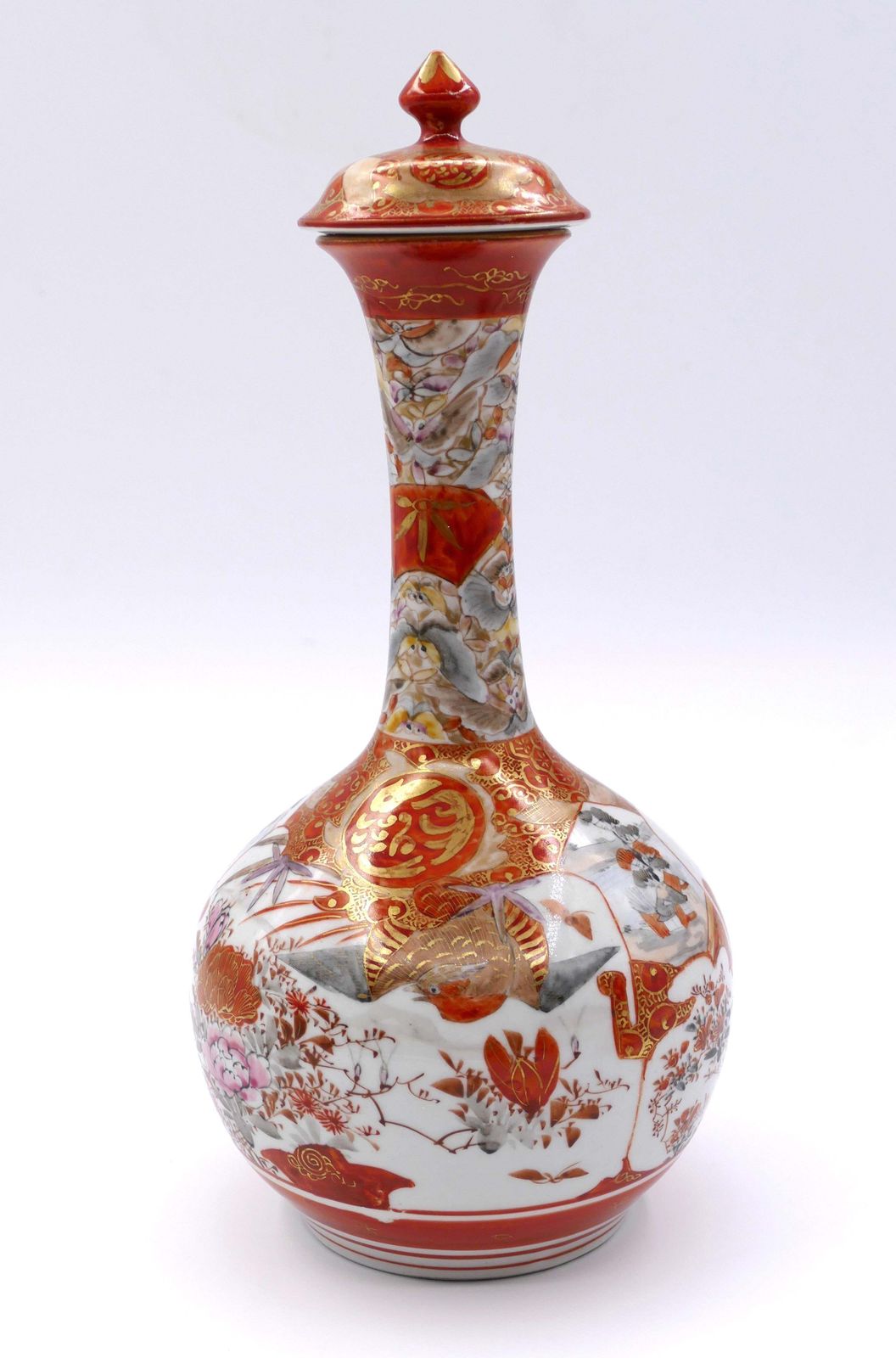 photo vinterior Ancient Japanese Kutani Vases, 19th Century