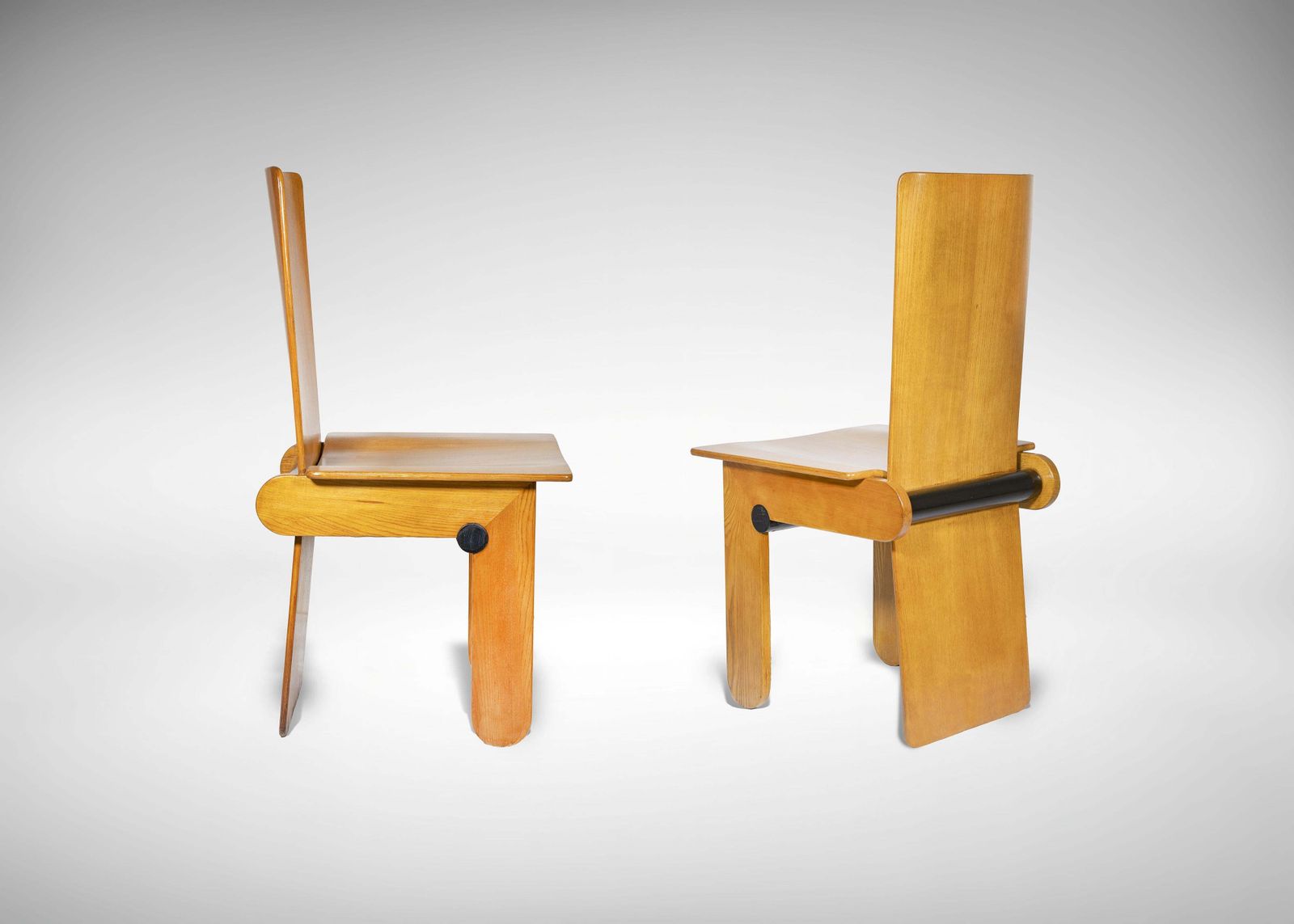 Two "Modernist" Chairs By Carlo Scarpa For Gavina, Italy, 1974 photo furniture