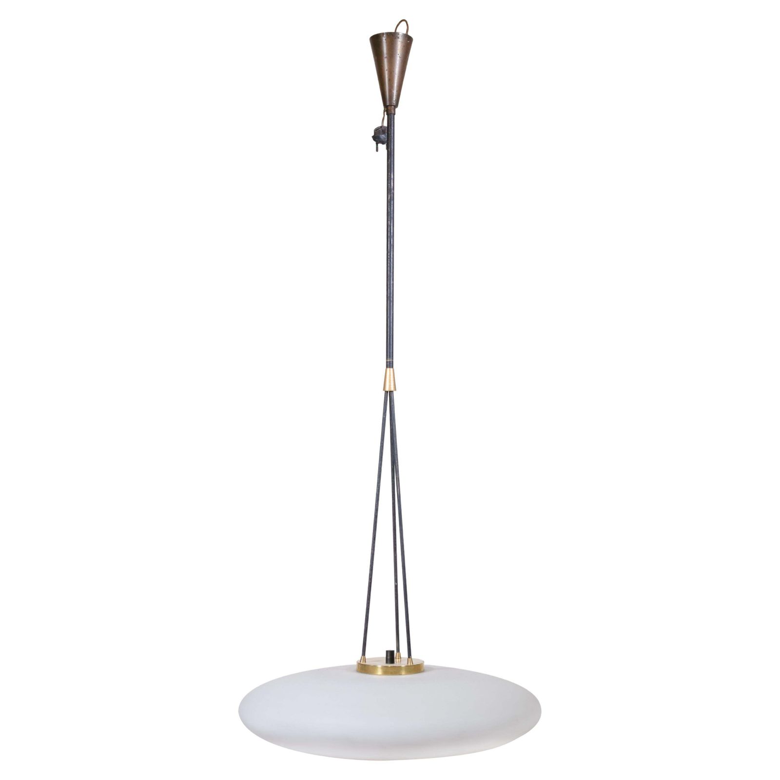 Vintage Chandelier By Stilnovo, Italy, 1970 Circa