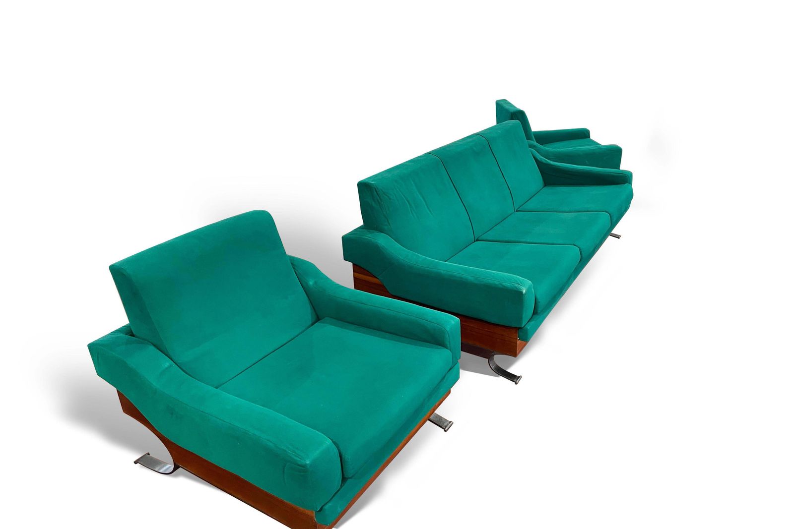 Vintage Sofa Set By Saporiti, Italy 1950s photo vintage