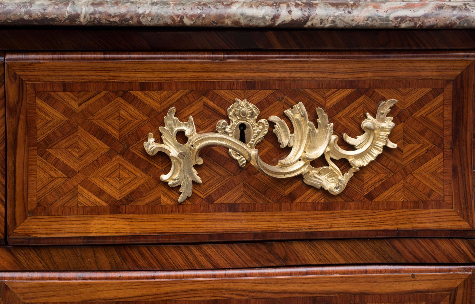 French Regency Marble Chest Of Drawers, Italy, 19th Century photo for sale