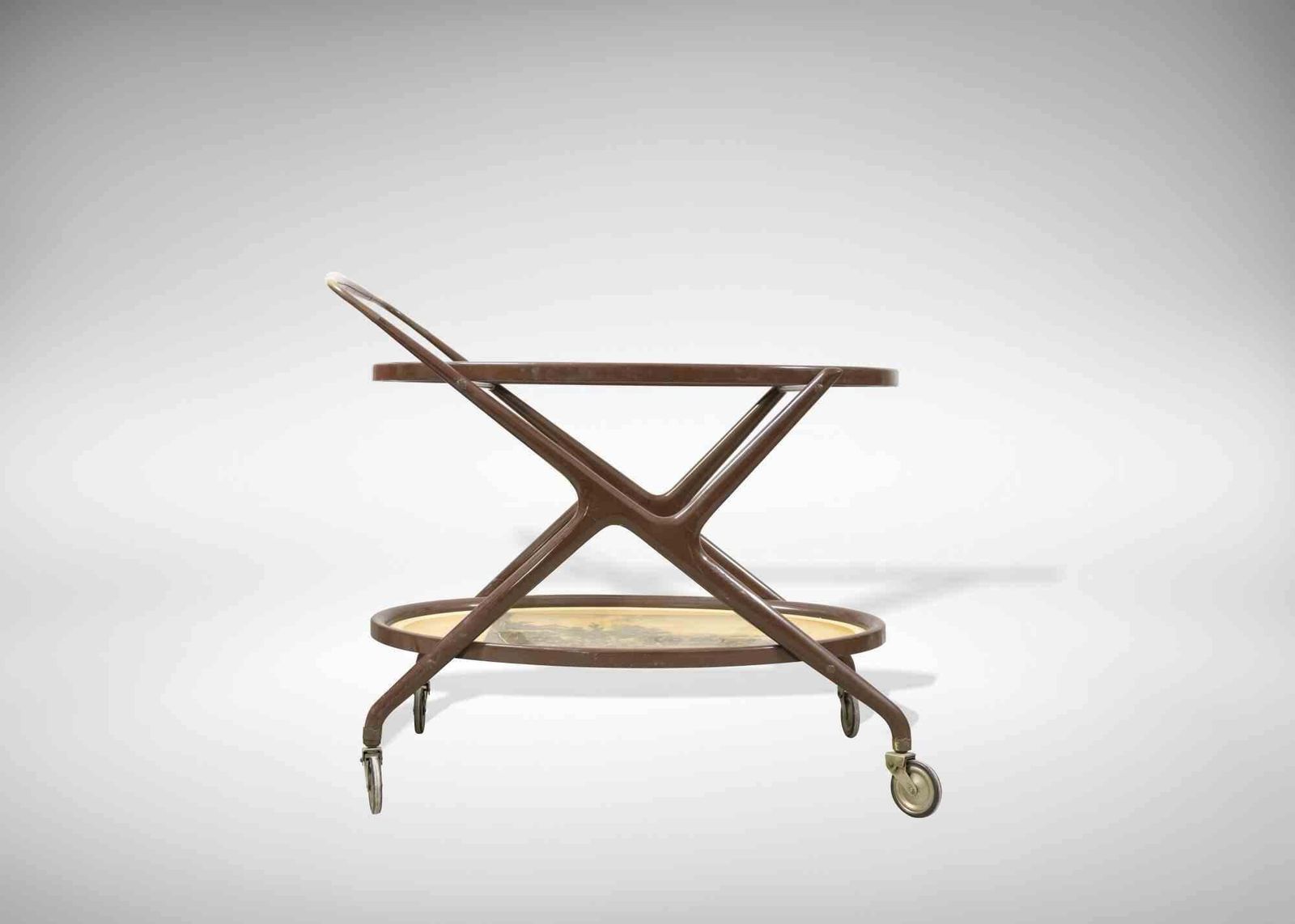 Vintage Cart Attributed To Cesare Lacca, Italy, 1950s photo Furniture