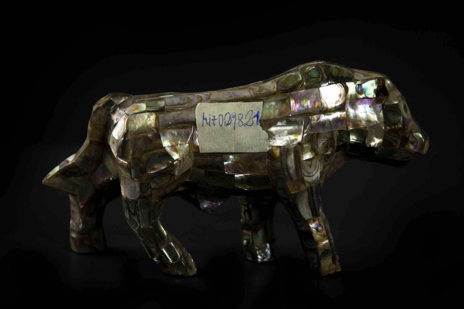 P, Vintage Mother Of Pearl Animal Sculpturer, Italy, 1970s photo for sale