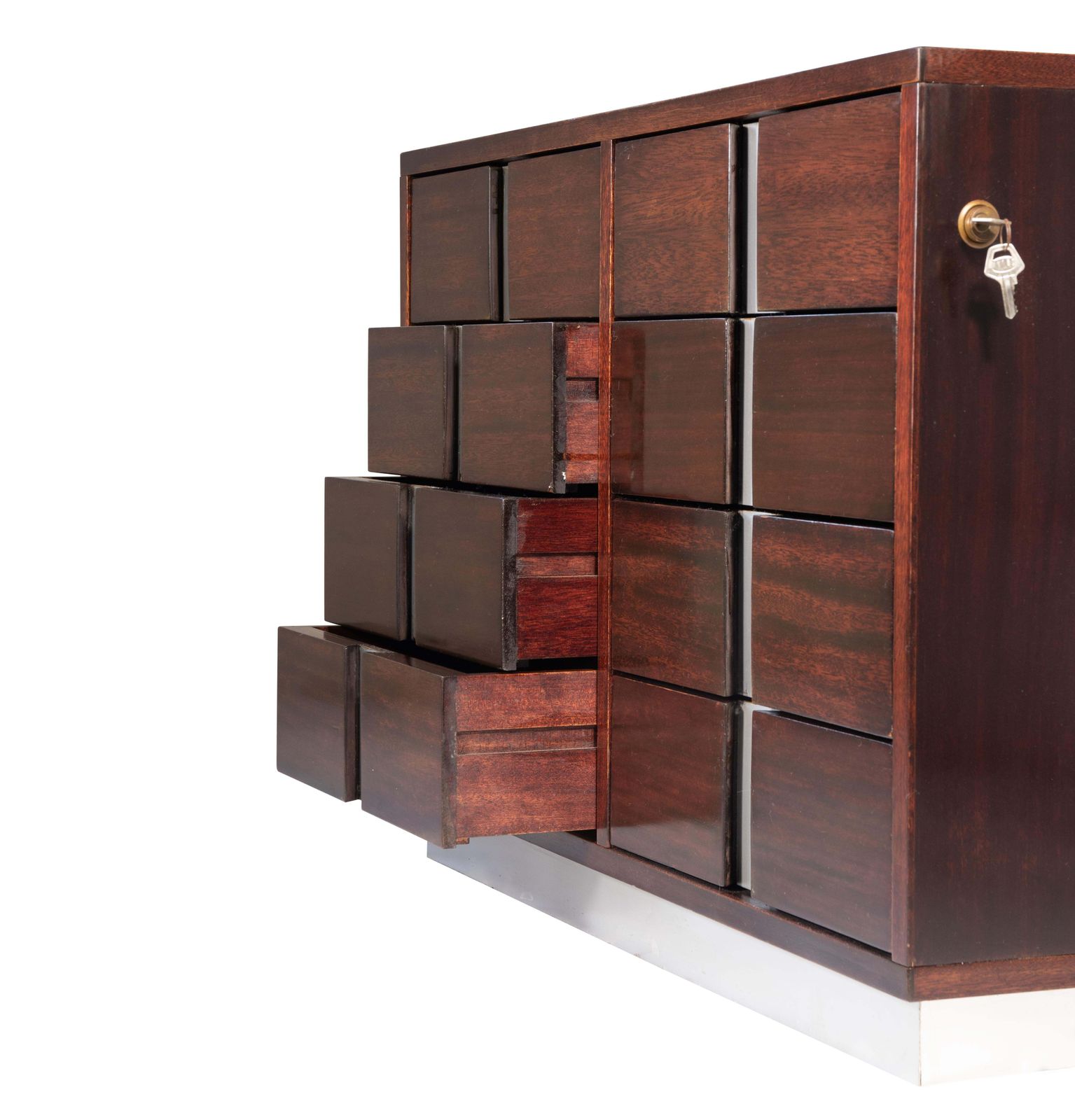 Vintage Sideboard Of Eight Drawers By Ico Parisi, Italy, 1970s photo 2041.0