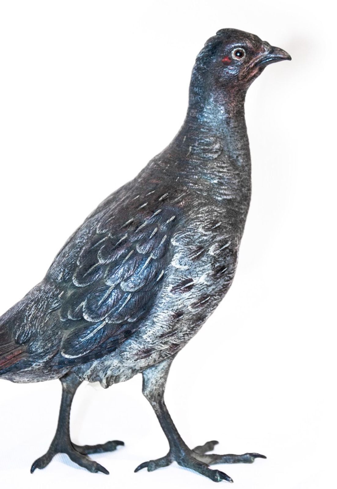 Vintage Bronze Pigeon Sculpture, France, 1950s photo furniture