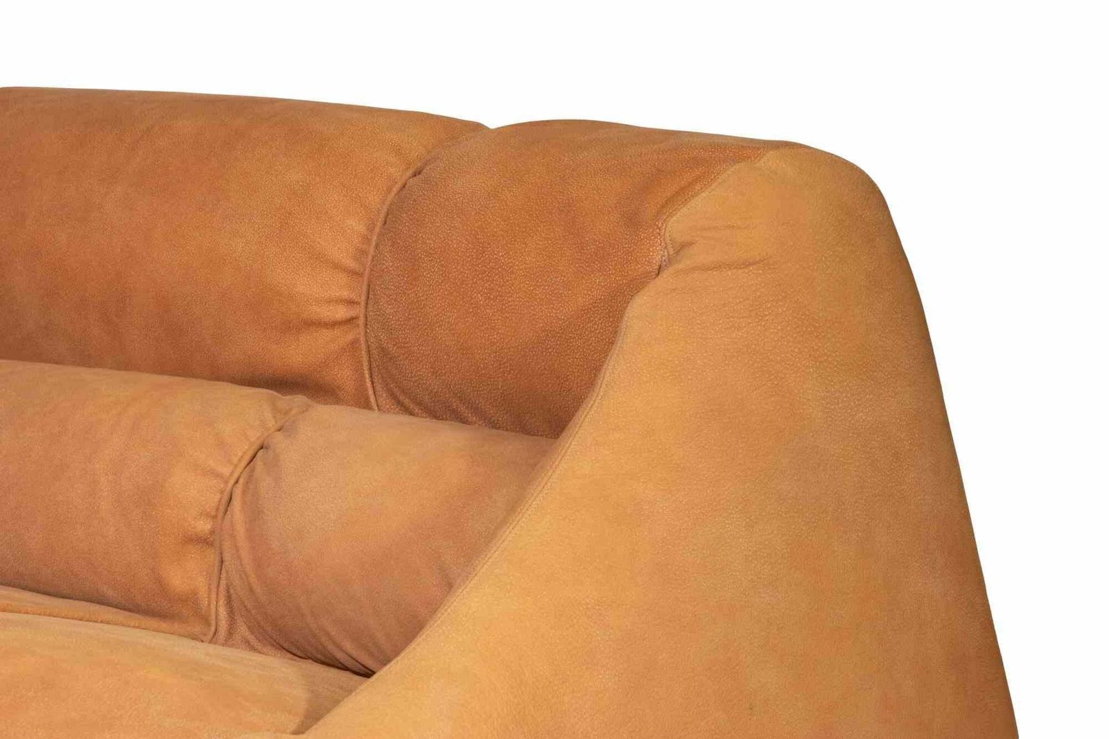 Vintage Ciuingam Leather Sofa By De Pas, D'urbino And Lomazzi For Zanotta 1960s photo for sale