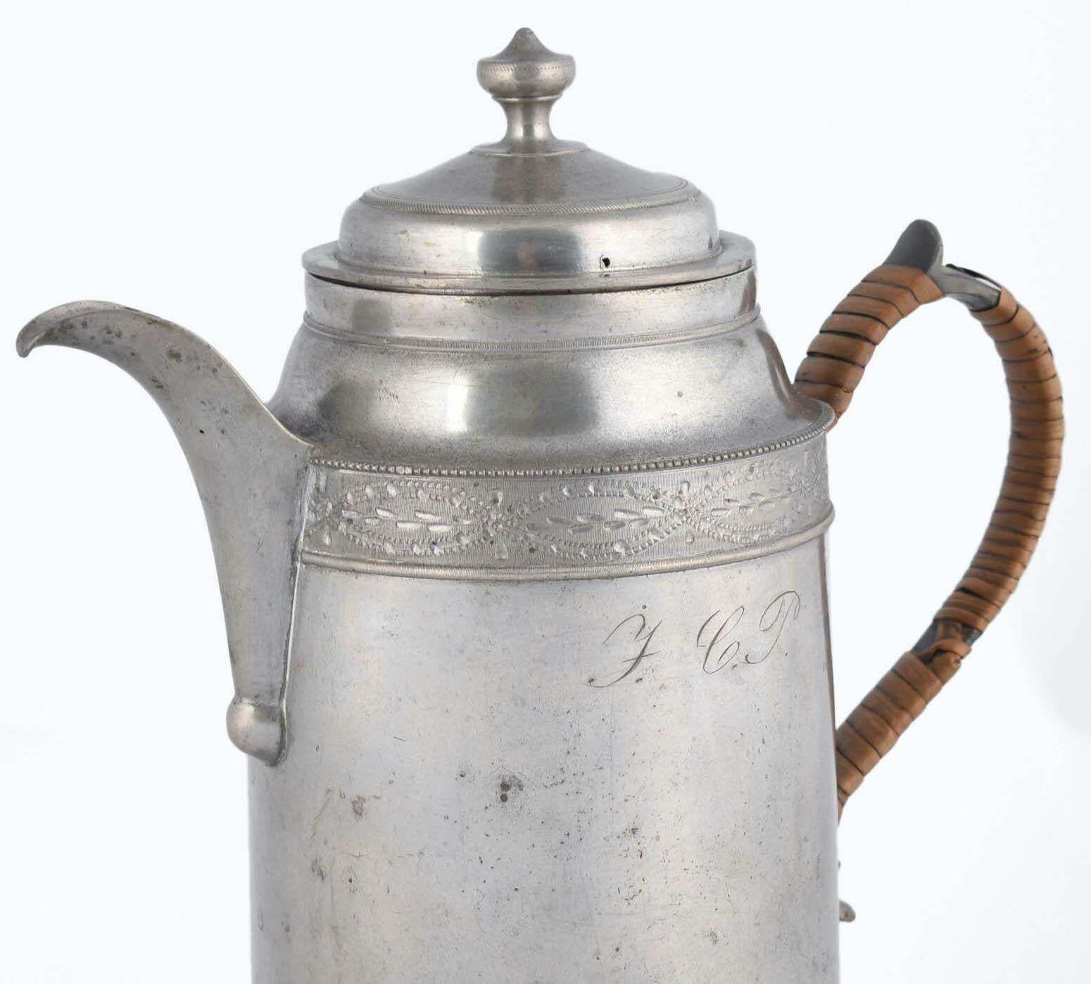 Vintage Jugenstil Coffee Pot By Jacob Heinrich Weiss, Germany Late 19th Century photo 332.0