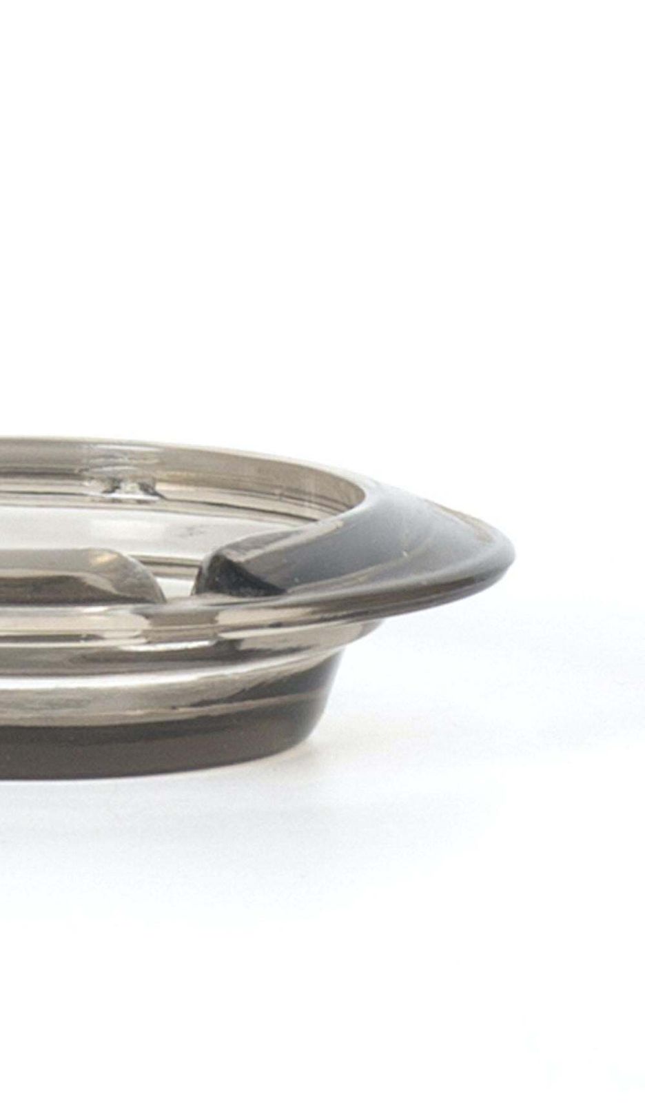 Vintage Little Glass Ashtray, Italy, 1970s photo furniture