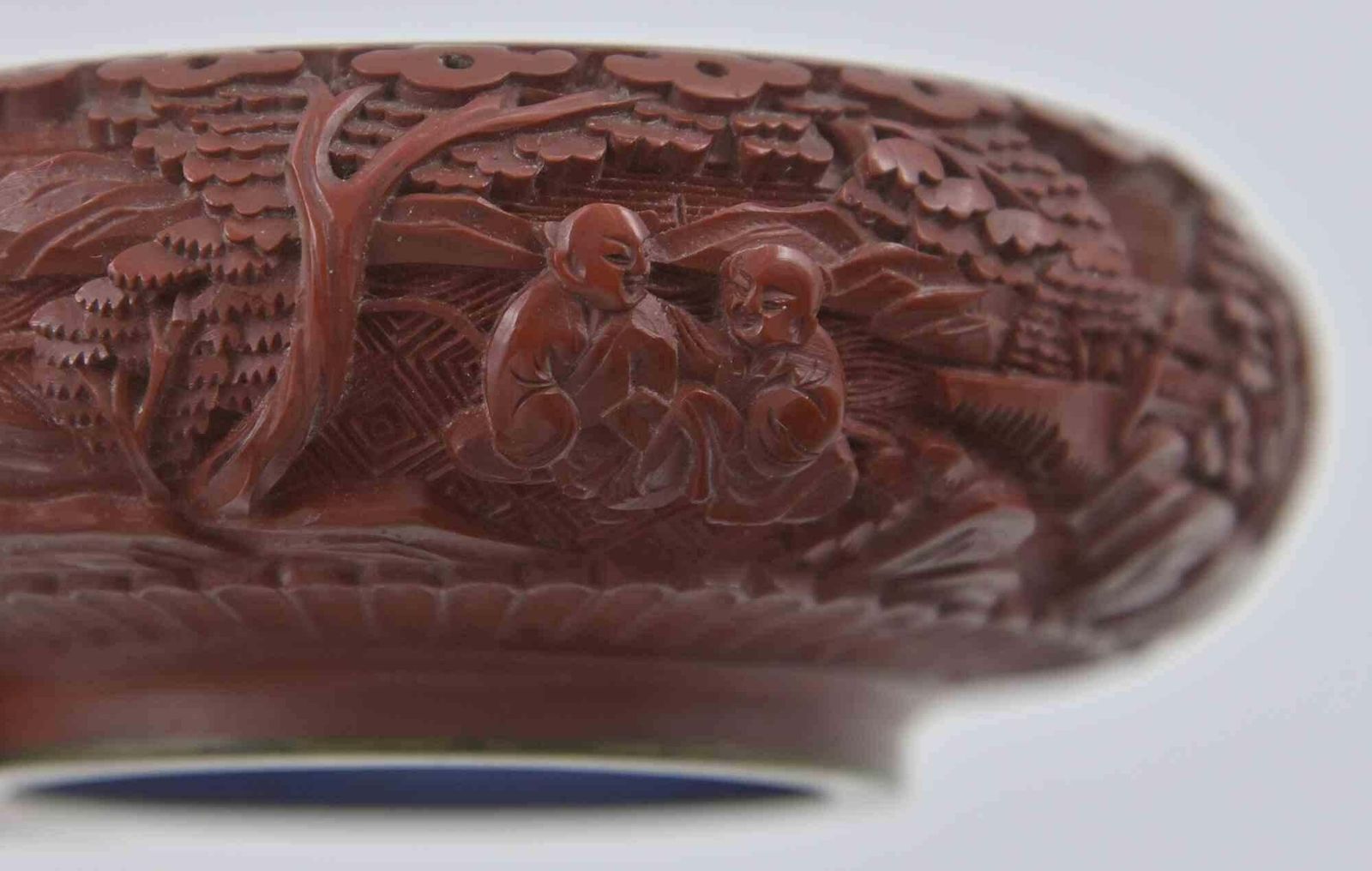 Vintage Chinese Ashtray In Sealing Wax, China, Early 20th Century photo furniture