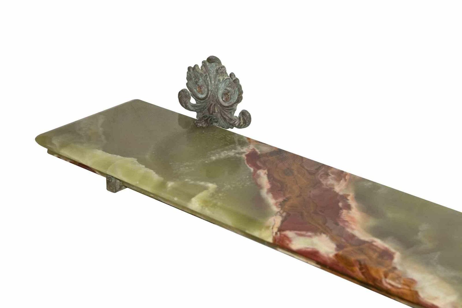 Vintage Bathroom Set In Green Marble, Italy Early 20th Century photo Furniture