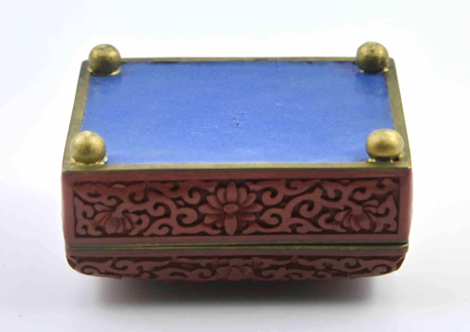 Vintage Chinese Box In Sealing Wax, China, Mid 20th Century photo Home Decor
