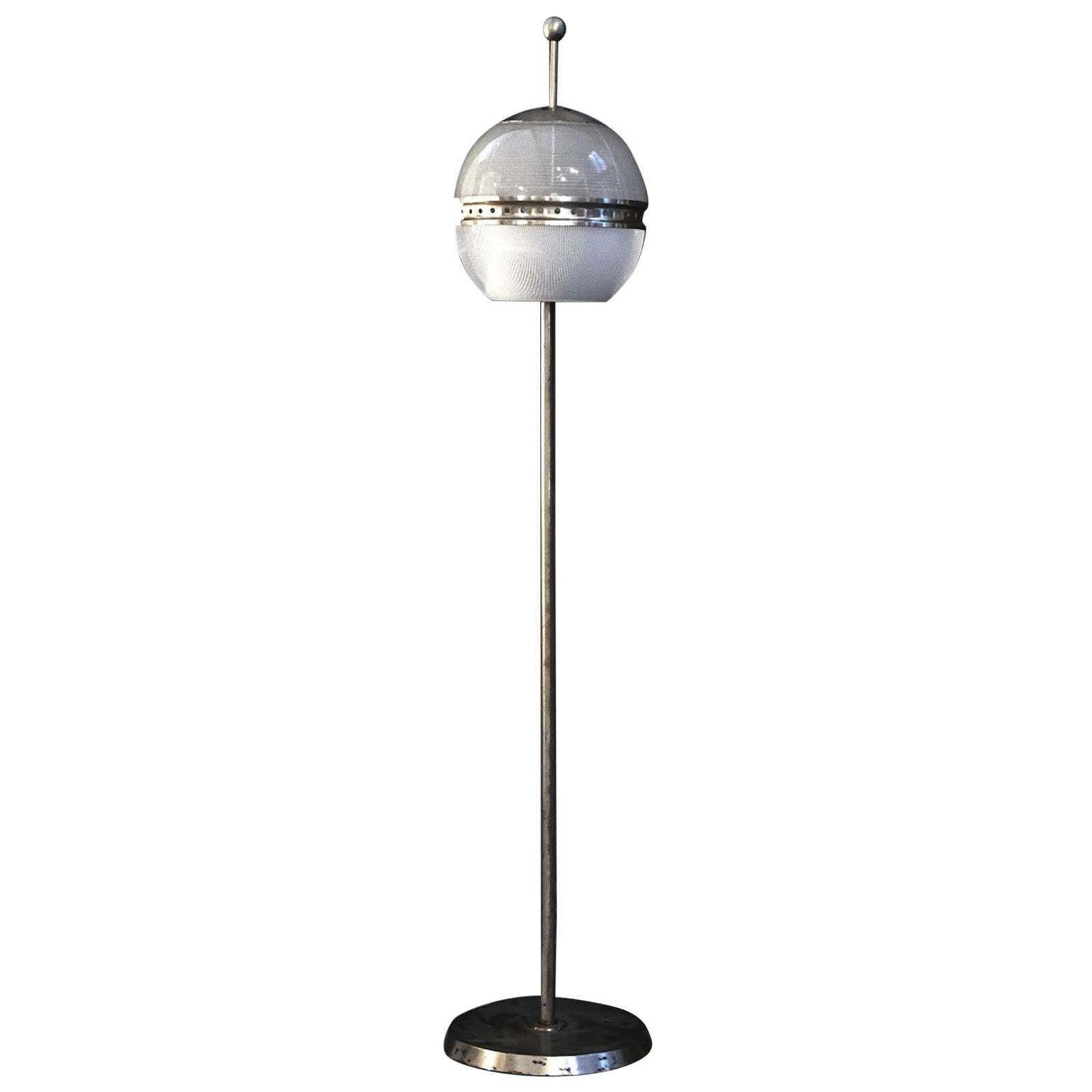 Vintage Charavallotti Floor Lamp, Italy, 1950s
