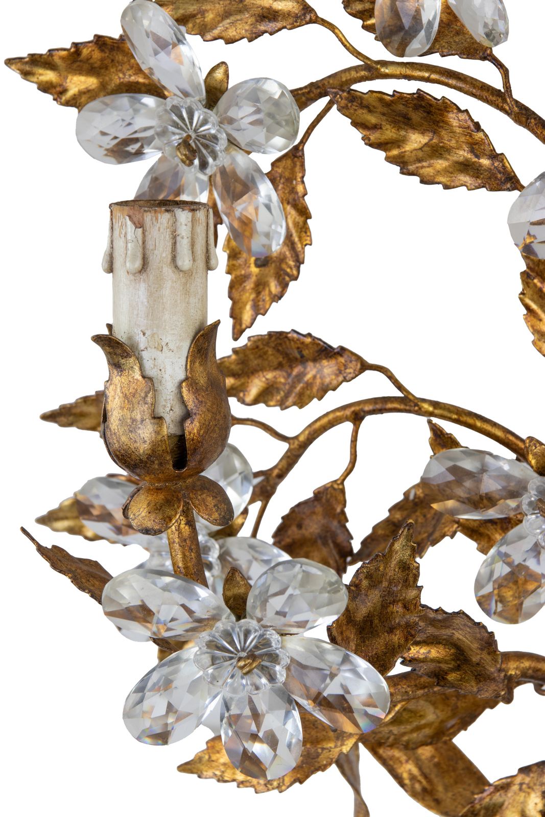 Gilded Brass Bracket Lamp In The Style Of Hans Kogl   Late 20th Century photo furniture