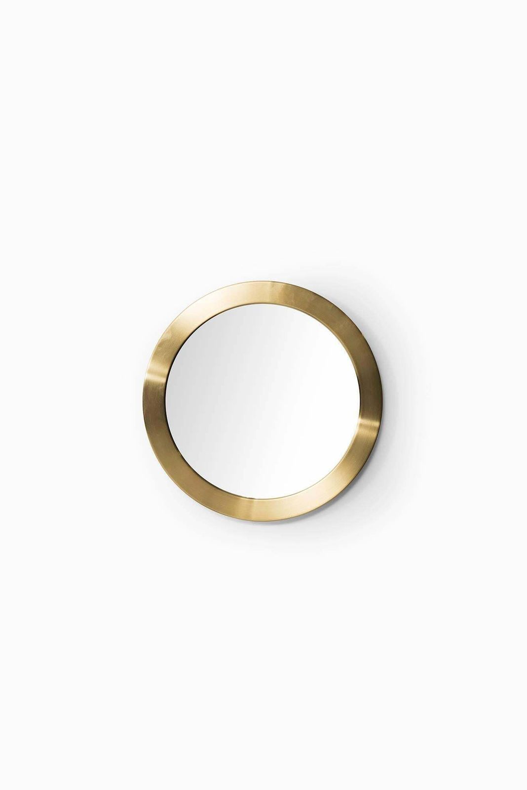 Round Mirror In Brass Model Nr 134 By Glasmäster In Sweden photo furniture