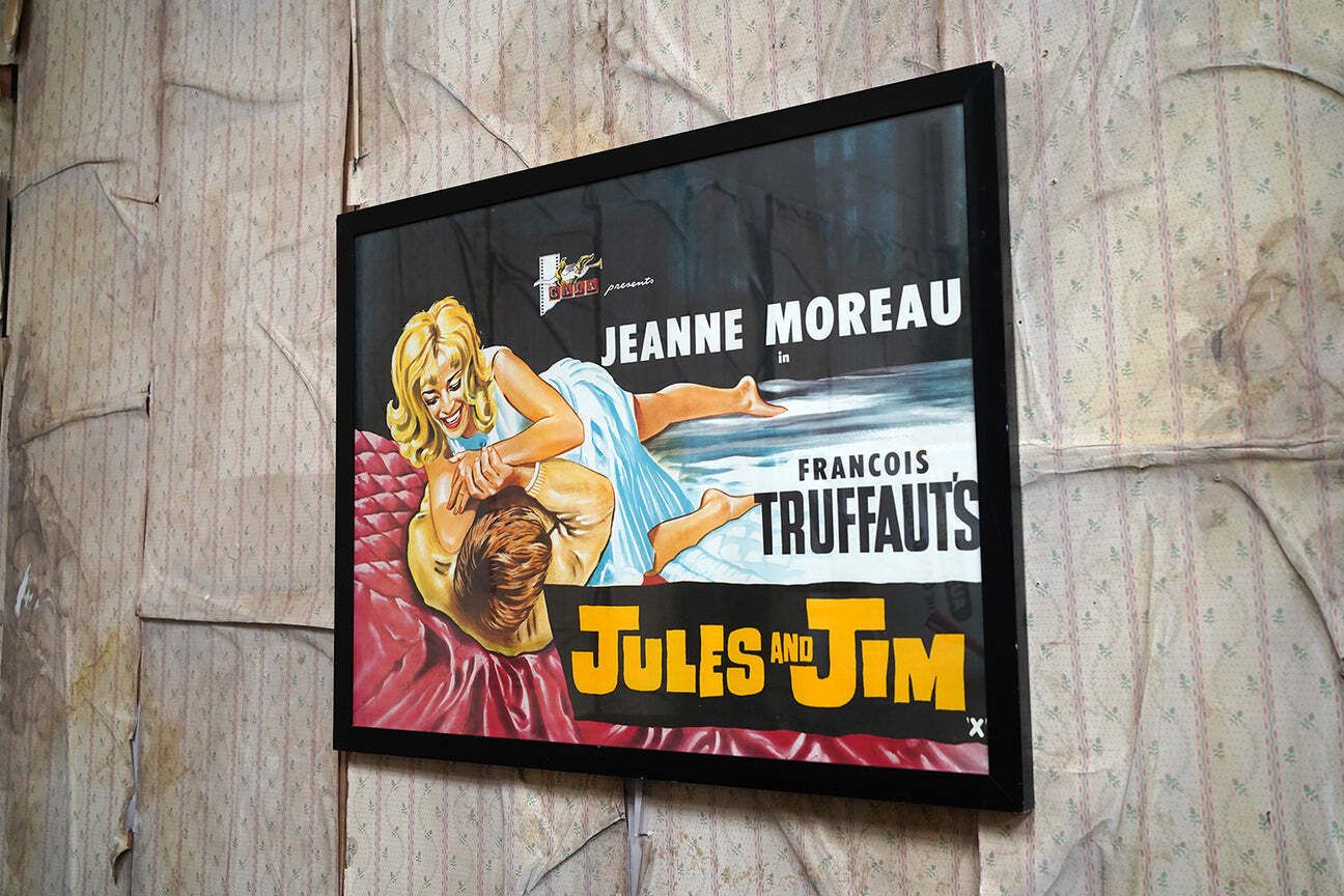 An Original British Quad Cinema Poster For Francois Truffaut’s Jules And Jim C.1962 photo for sale