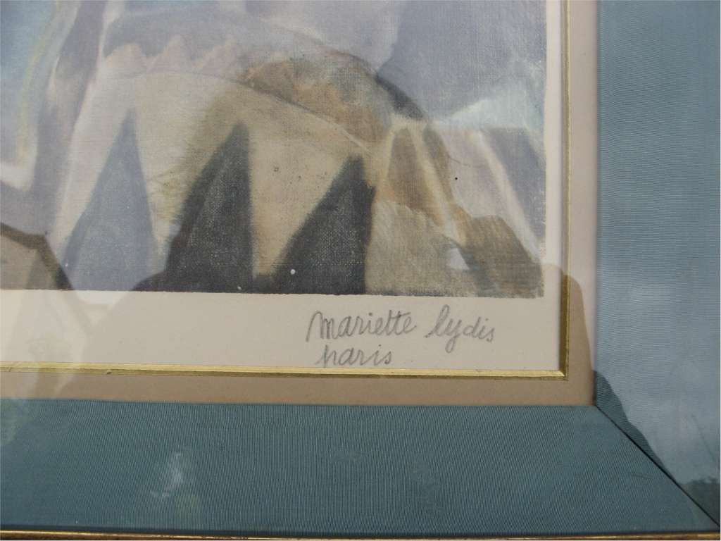 Mariette Lydis 1890 1970, Paris. Le Tambour Framed Photogravure photo for sale