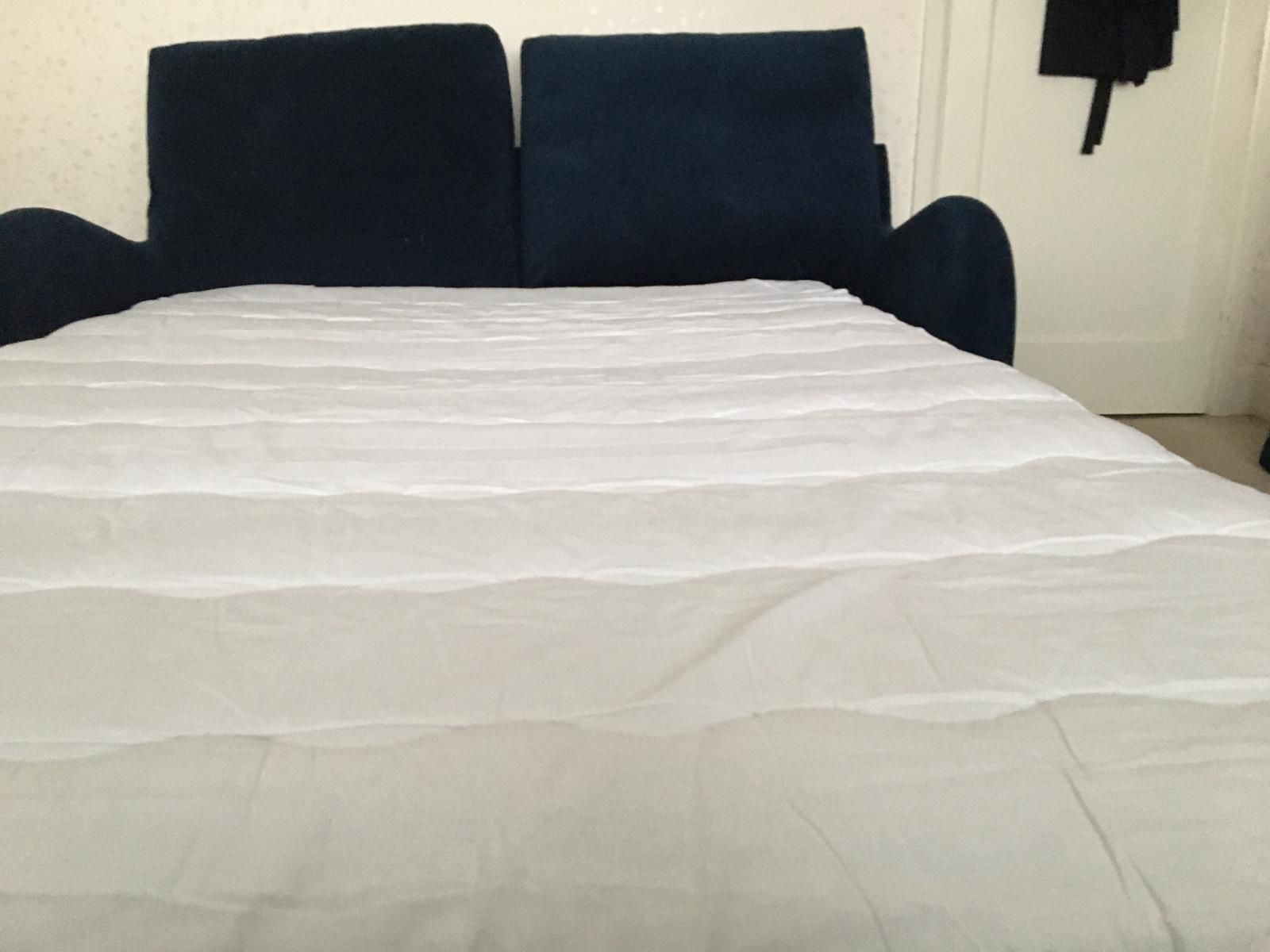 Loaf Navy Velvet Sofabed photo for sale