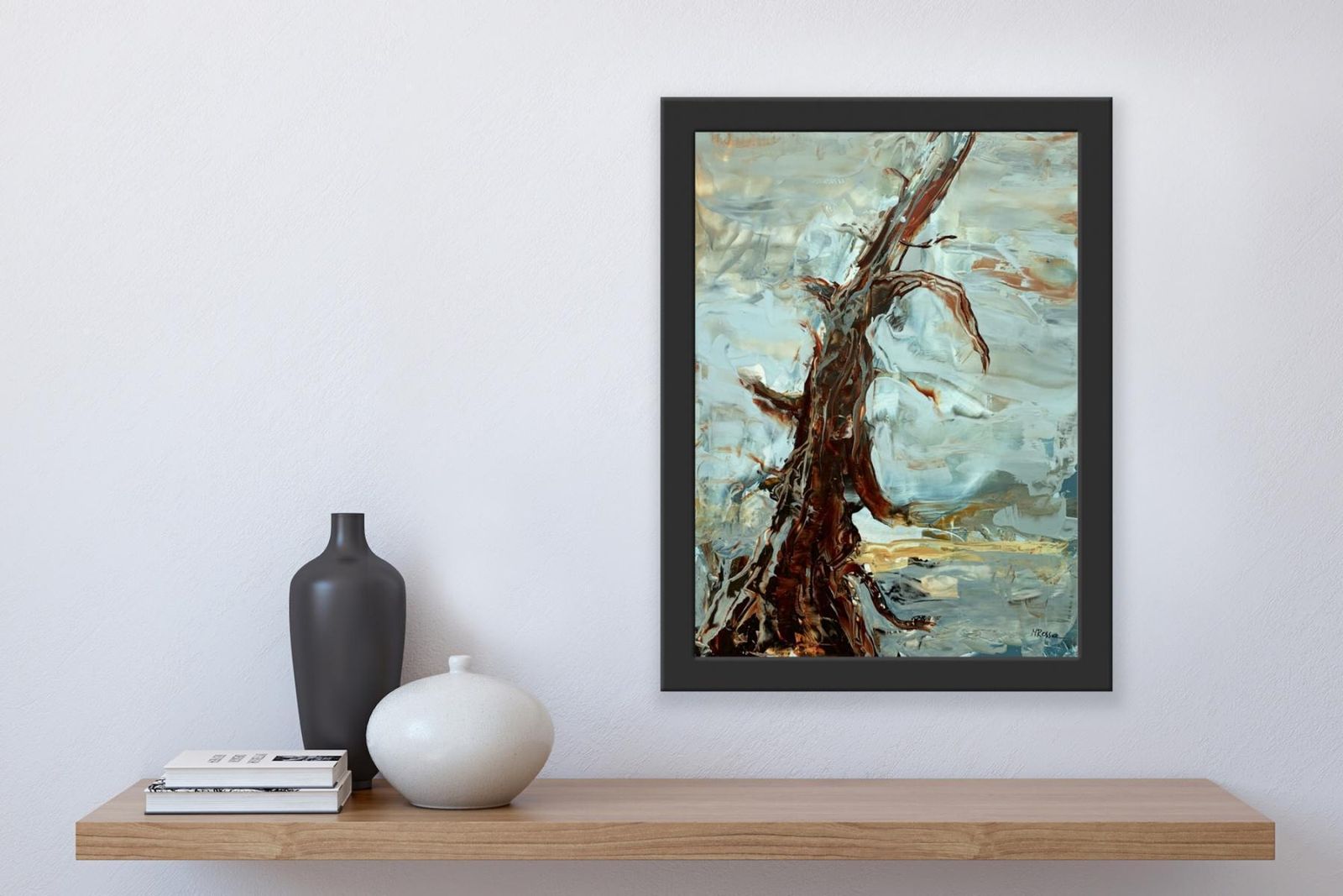 Monika Rossalandscape   Xxi Century Acrylic Painting, Abstaction & Figurative photo vinterior