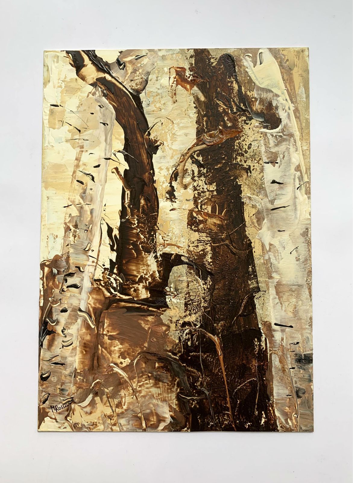 Monika Rossalandscape   Xxi Century Acrylic Painting, Abstaction & Figurative photo furniture