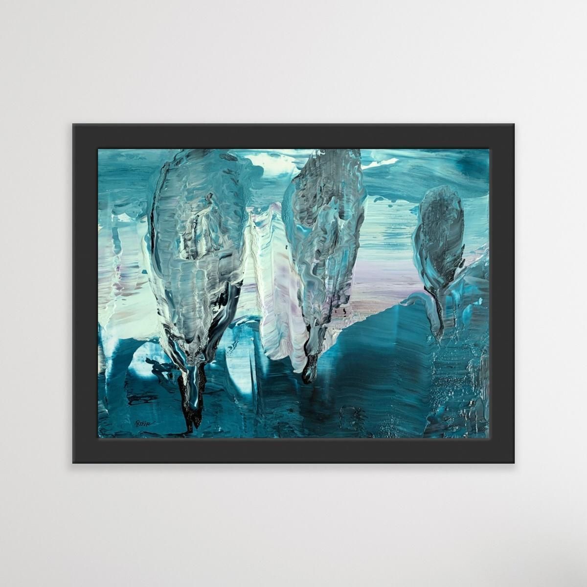 Monika Rossalandscape   Xxi Century Acrylic Painting, Abstaction & Figurative, Monochromatic2011 photo vinterior